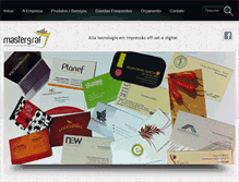 Tablet Screenshot of mastergrafcaxias.com.br